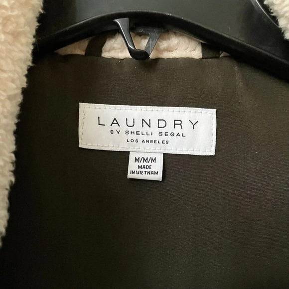 Laundry by Shelli Segal Olive Green Quilted Equestrian Style Jacket - Picture 5 of 6